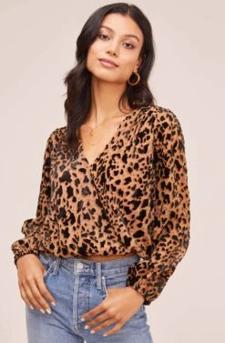 Lourdes Leopard Top