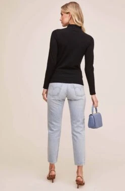 Leila Turtle Neck Sweater -Astr The Label Shop AT15921 BLACK 3