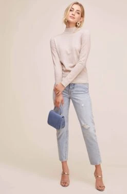 Leila Turtle Neck Sweater -Astr The Label Shop AT15921 MOCHA 5