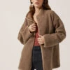 Oversized Teddy Coat -Astr The Label Shop AT16051 CAMEL 2