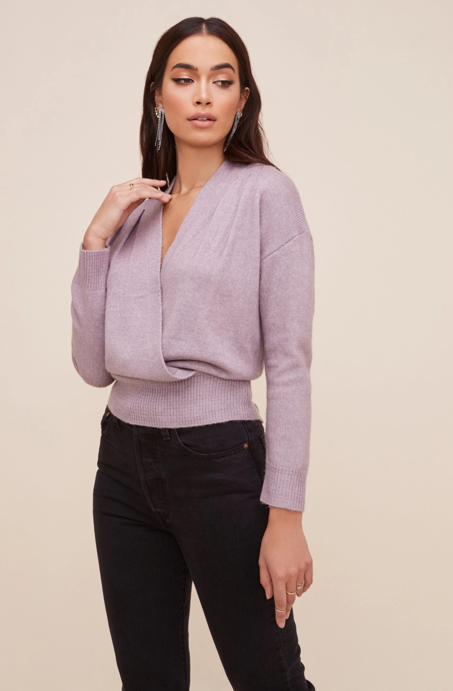 Pleated Wrap Sweater 10 Pleated Wrap Sweater - Image 8