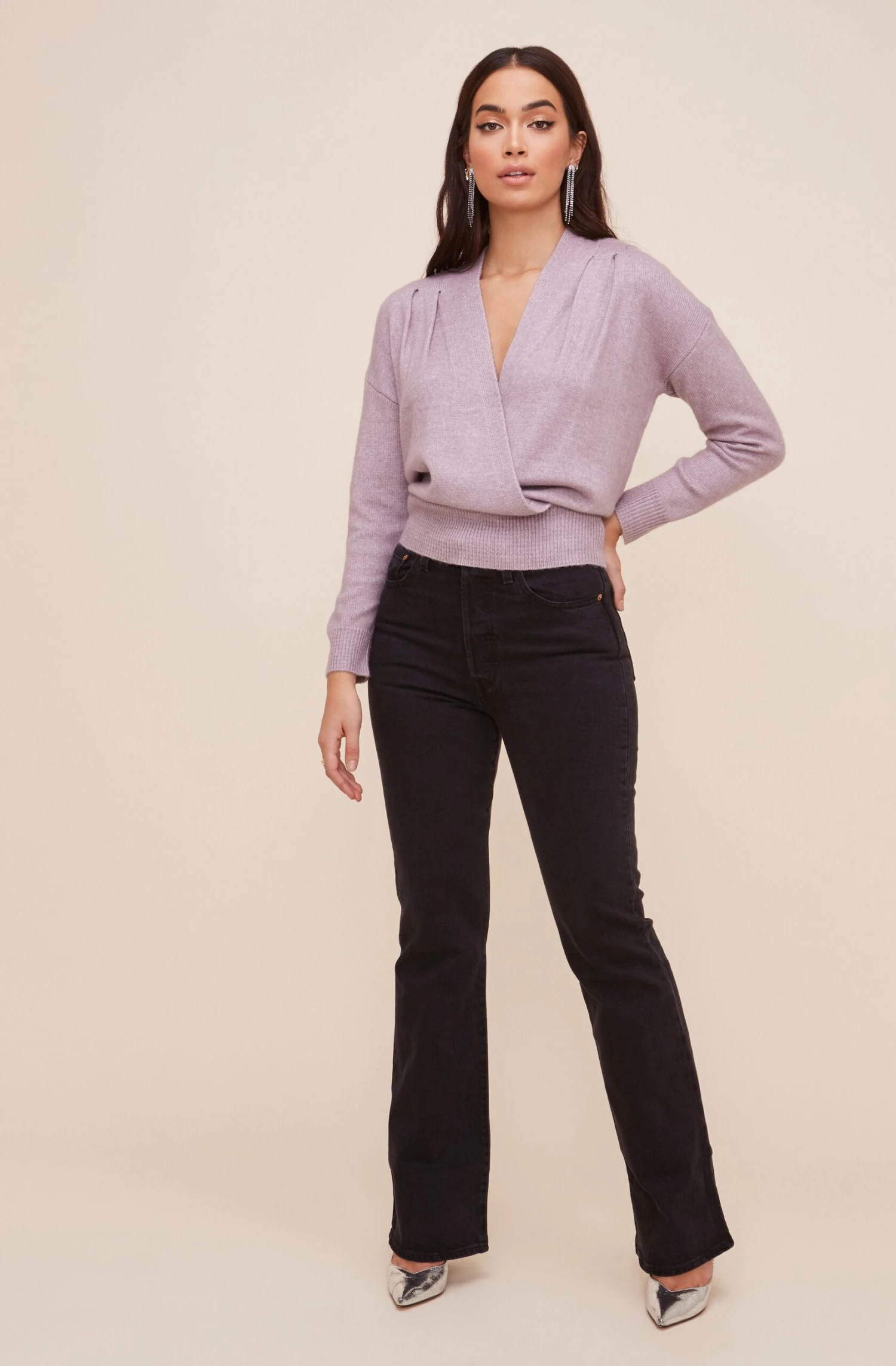 Pleated Wrap Sweater 13 Pleated Wrap Sweater - Image 11