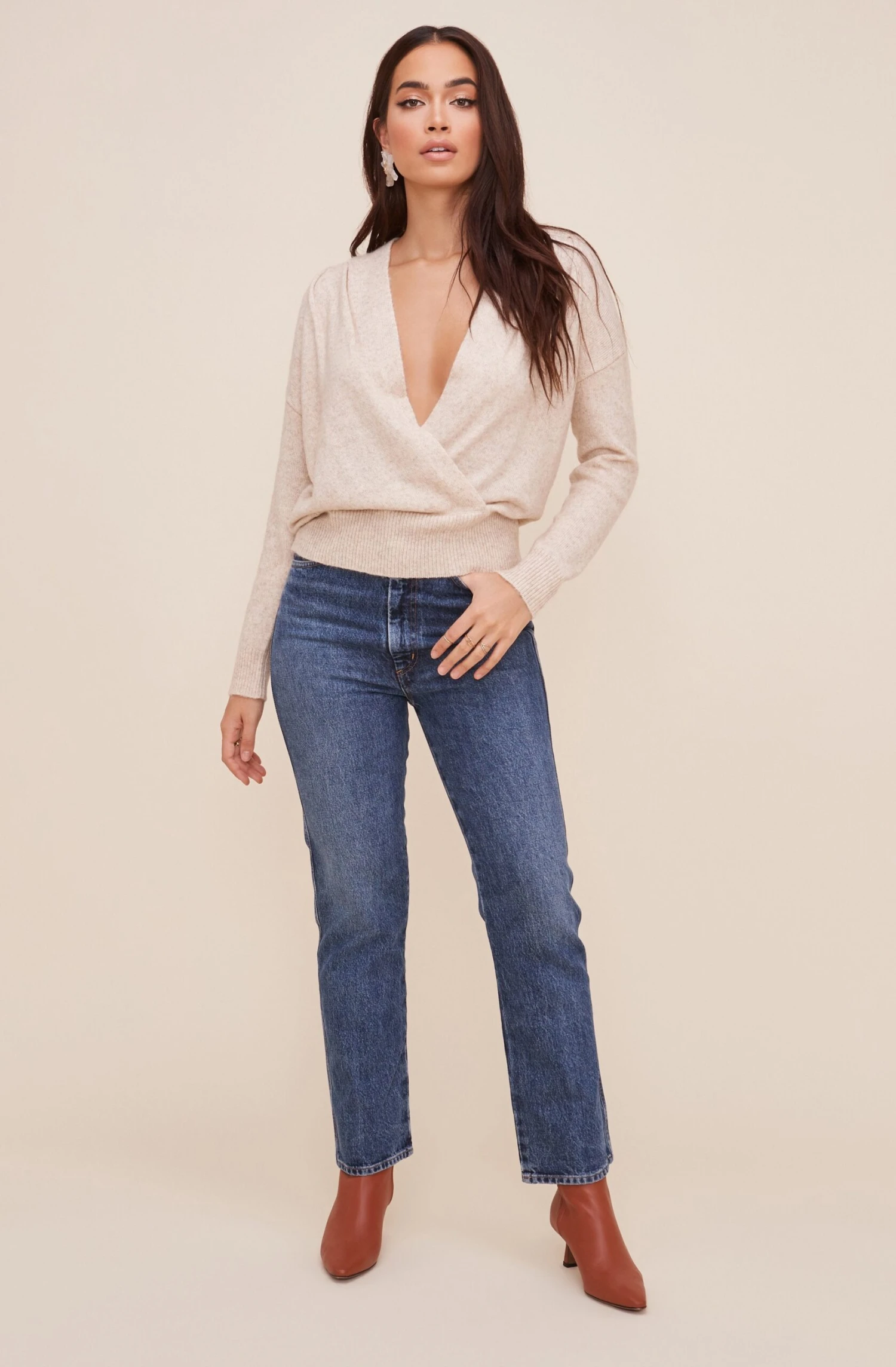 Pleated Wrap Sweater 5 Pleated Wrap Sweater - Image 3