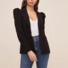 Puff Sleeve Blazer -Astr The Label Shop AT16327 003 BLACK 3