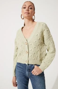 Pointelle Cardigan