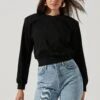 Volume Shoulder Sweatshirt
