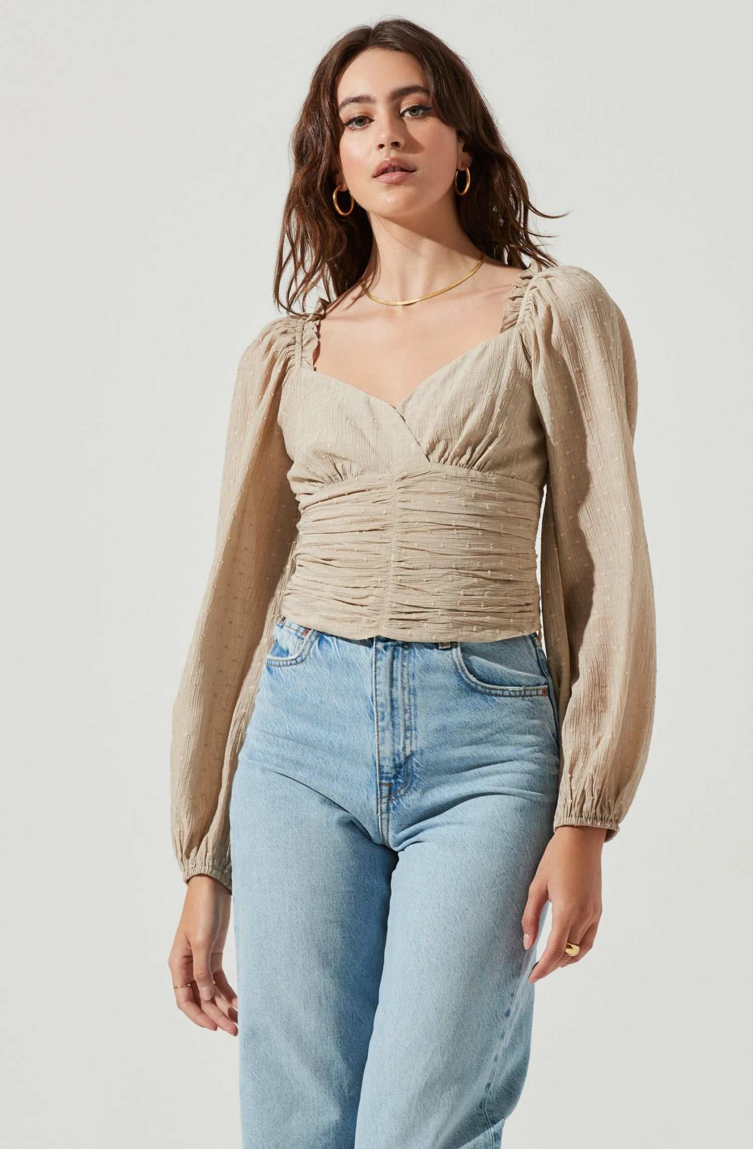 Swiss Dot Puff Sleeve Top 3 Swiss Dot Puff Sleeve Top