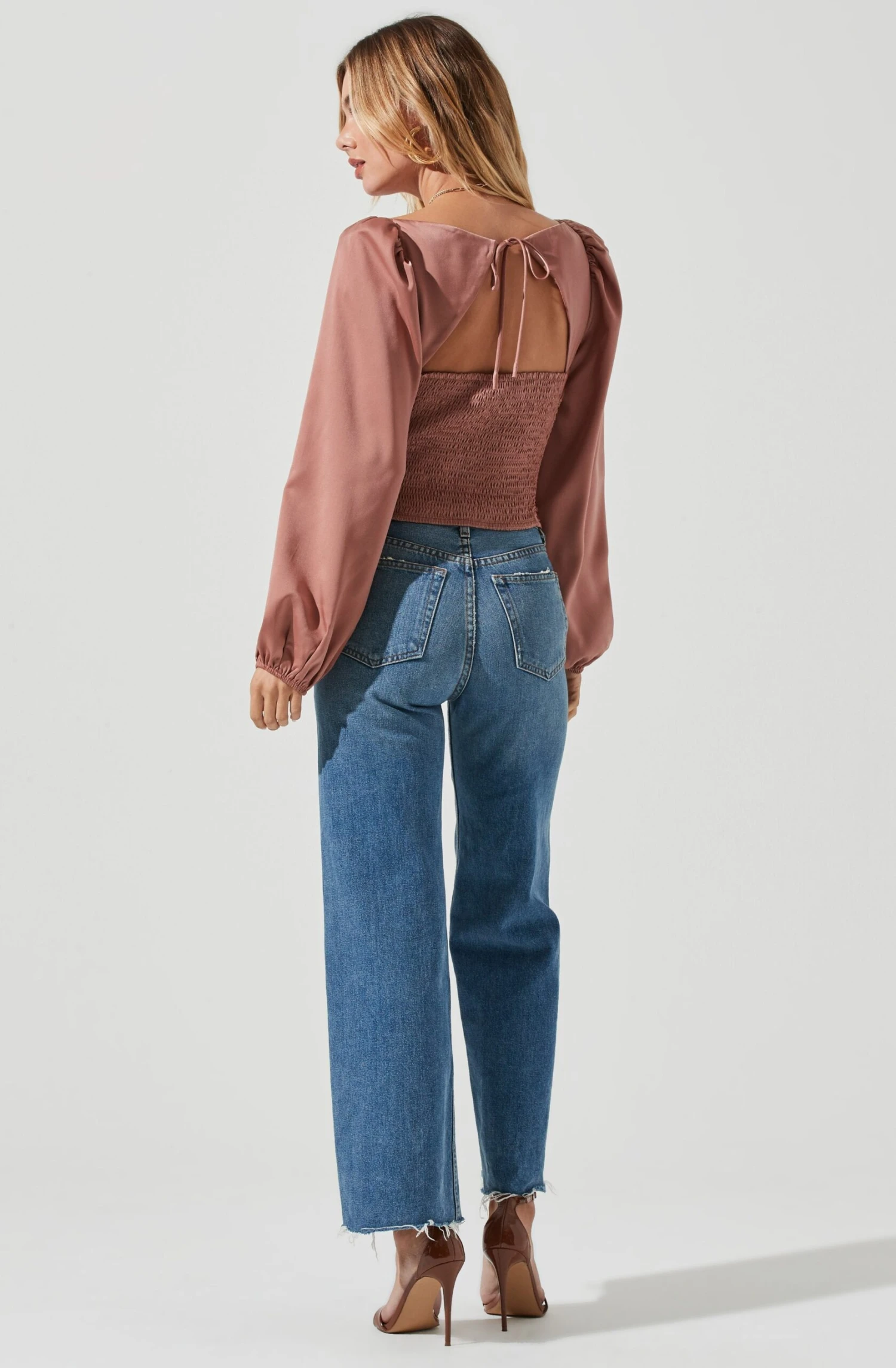 Long Sleeve Milkmaid Top 5 Long Sleeve Milkmaid Top - Image 3