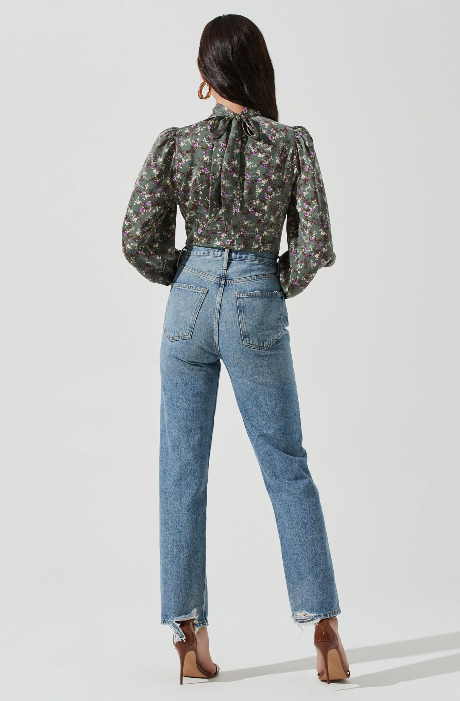 Mock Neck Tie Long Sleeve Top 13 Mock Neck Tie Long Sleeve Top - Image 11