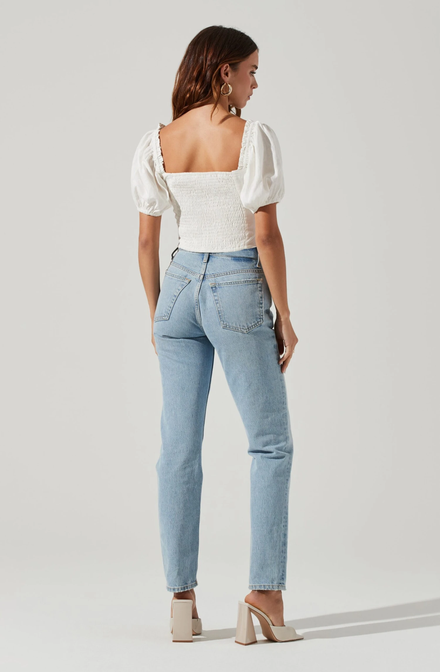 Lace Up Puff Sleeve Top 6 Lace Up Puff Sleeve Top - Image 4