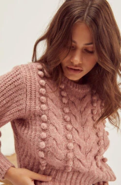 Tina Pom Pom Sweater -Astr The Label Shop FallSweaters 0087