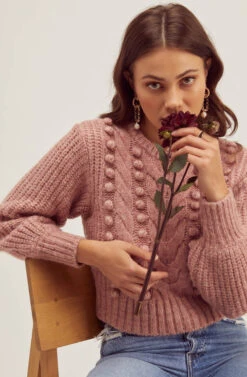 Tina Pom Pom Sweater -Astr The Label Shop FallSweaters 0500