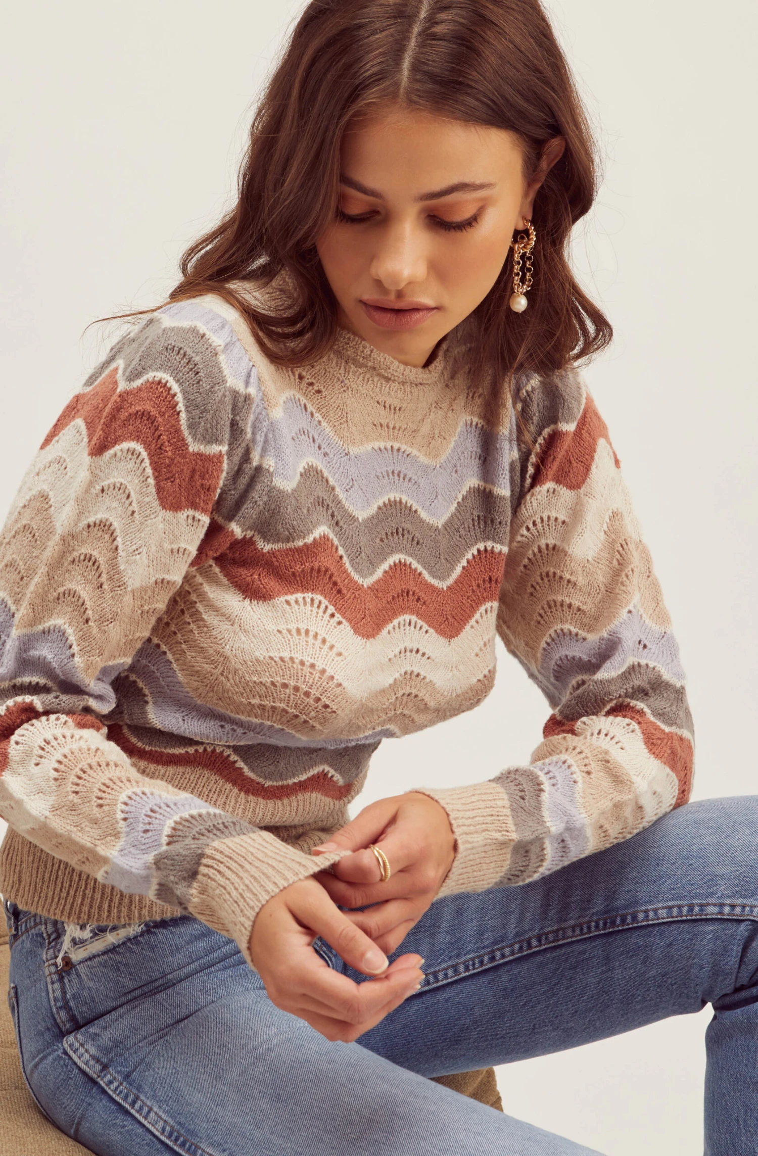 Emma Chevron Sweater 4 Emma Chevron Sweater - Image 2