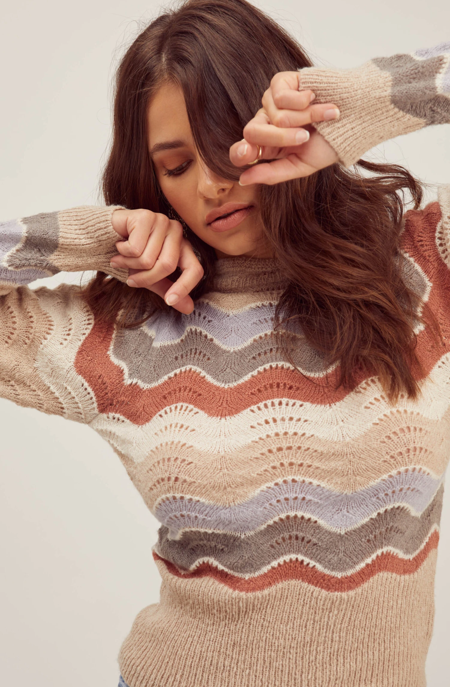 Emma Chevron Sweater 10 Emma Chevron Sweater - Image 8