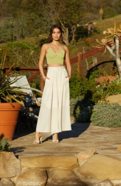 Pleated Front Wide Leg Trouser -Astr The Label Shop GUESTOFWEDDING 2120