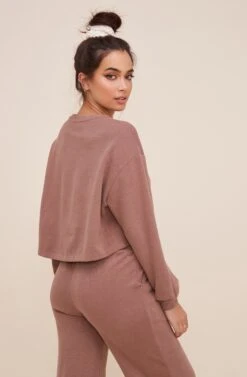 Knit Sweater And Pants Lounge Set 16 Knit Sweater And Pants Lounge Set -Astr The Label Shop LSET048 MOCHA 6